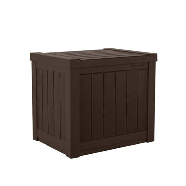 Suncast 50 Gallon Water Resistant Deck Box in Java & Reviews | Wayfair